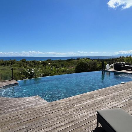 Villa Deluxe L'Hacienda Villa Vue Mer 180 Piscine Jacuzzi Proche Plage Marina Golf Pointe Des Chateaux Et Casino Jardin Clos Voyage Durable Сен-Франсуа Экстерьер фото