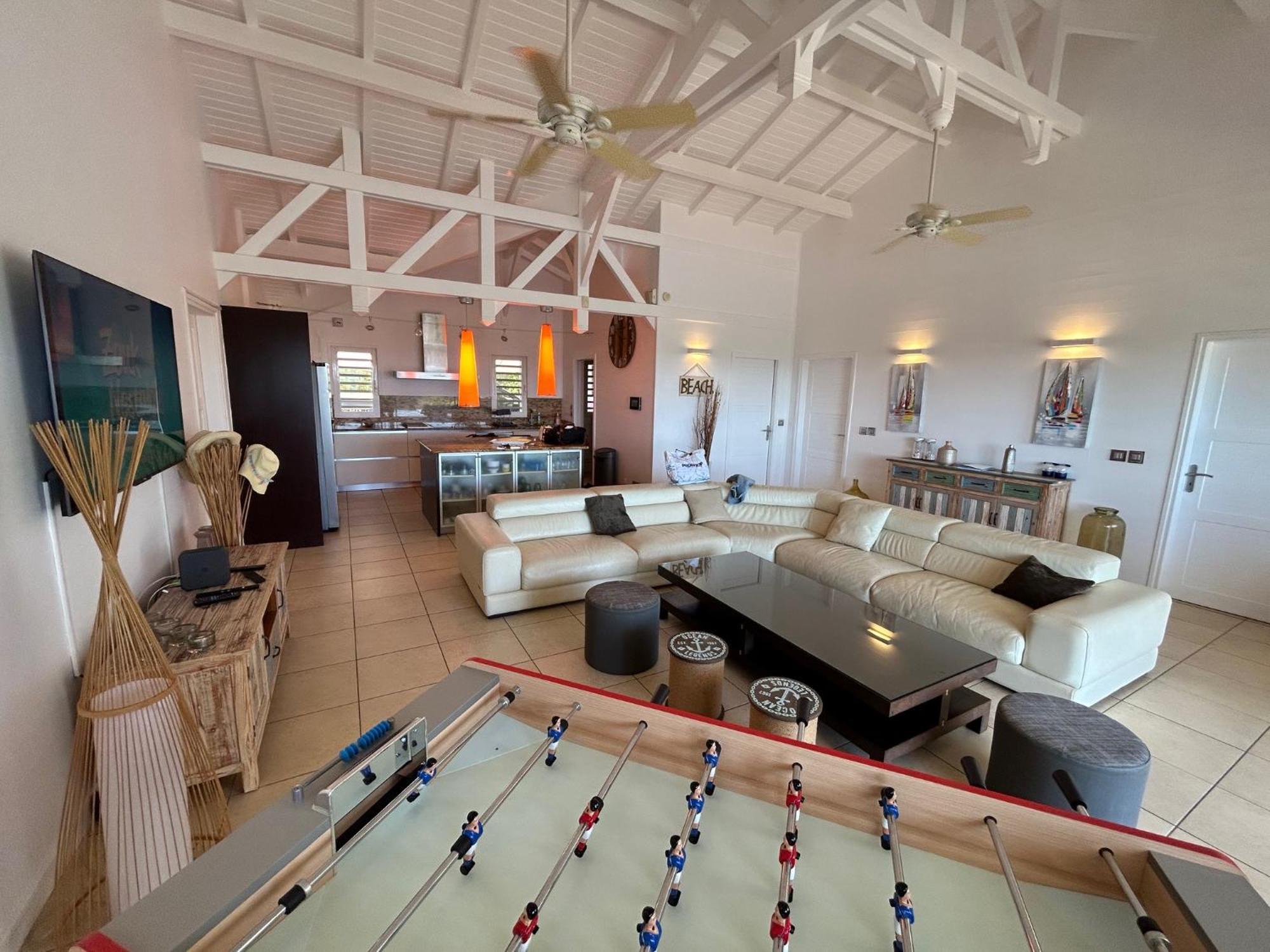 Villa Deluxe L'Hacienda Villa Vue Mer 180 Piscine Jacuzzi Proche Plage Marina Golf Pointe Des Chateaux Et Casino Jardin Clos Voyage Durable Сен-Франсуа Экстерьер фото