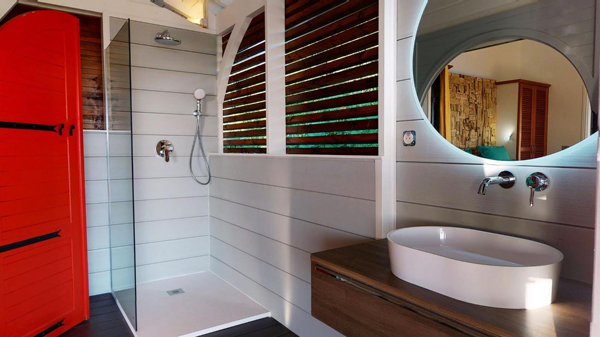 Villa Deluxe L'Hacienda Villa Vue Mer 180 Piscine Jacuzzi Proche Plage Marina Golf Pointe Des Chateaux Et Casino Jardin Clos Voyage Durable Сен-Франсуа Номер фото