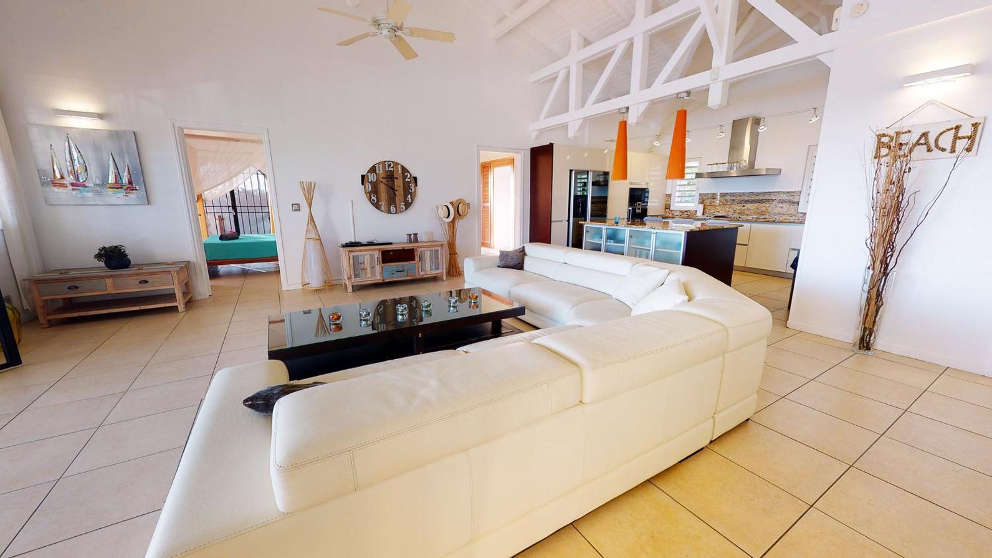 Villa Deluxe L'Hacienda Villa Vue Mer 180 Piscine Jacuzzi Proche Plage Marina Golf Pointe Des Chateaux Et Casino Jardin Clos Voyage Durable Сен-Франсуа Номер фото